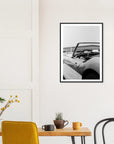 Vintage car cabriolet art frame