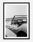 Vintage car cabriolet art frame