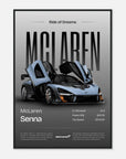 Mc Laren Senna art for fashion