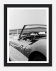 Vintage car cabriolet art frame