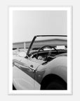 Vintage car cabriolet art frame