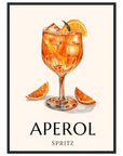 Aperol Spritz art frame Poster - SKANDINAVER