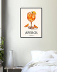 Aperol Spritz art frame Poster - SKANDINAVER