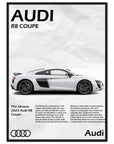 Audi R8 Coupe 2023 Motor car art - SKANDINAVER