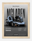 Mc Laren Senna art for fashion