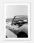 Vintage car cabriolet art frame