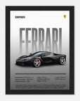 ferrari laferrari hypercar poster - SKANDINAVER