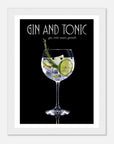 Gin & Tonic art frame Poster for fashion - SKANDINAVER