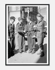 Motstandsfolk Møter britisk major mai 1945 - SKANDINAVER