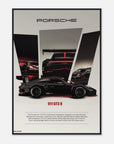 porsche 911 t3rs track redline framed art - SKANDINAVER