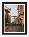 Stockholm Sommer art frame poster - SKANDINAVER