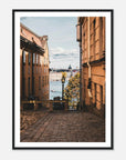 Stockholm Sommer art frame poster - SKANDINAVER