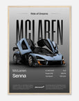Mc Laren Senna art for fashion