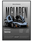 Mc Laren Senna art for fashion