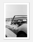 Vintage car cabriolet art frame