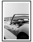 Vintage car cabriolet art frame