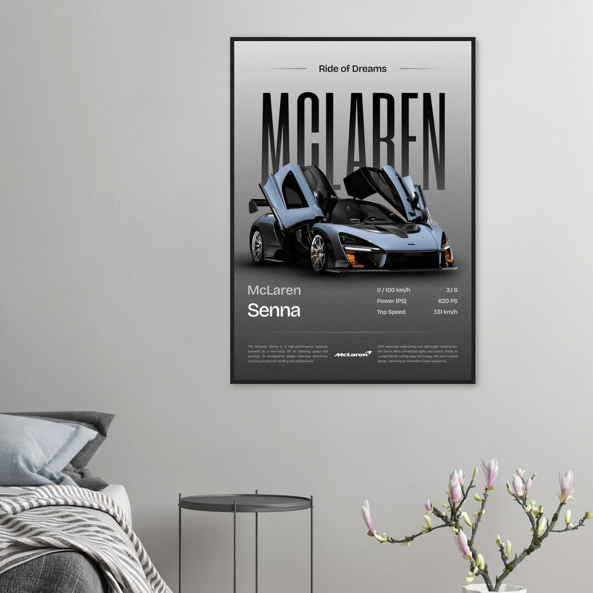 Mc Laren Senna art for fashion