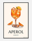 Aperol Spritz art frame Poster - SKANDINAVER