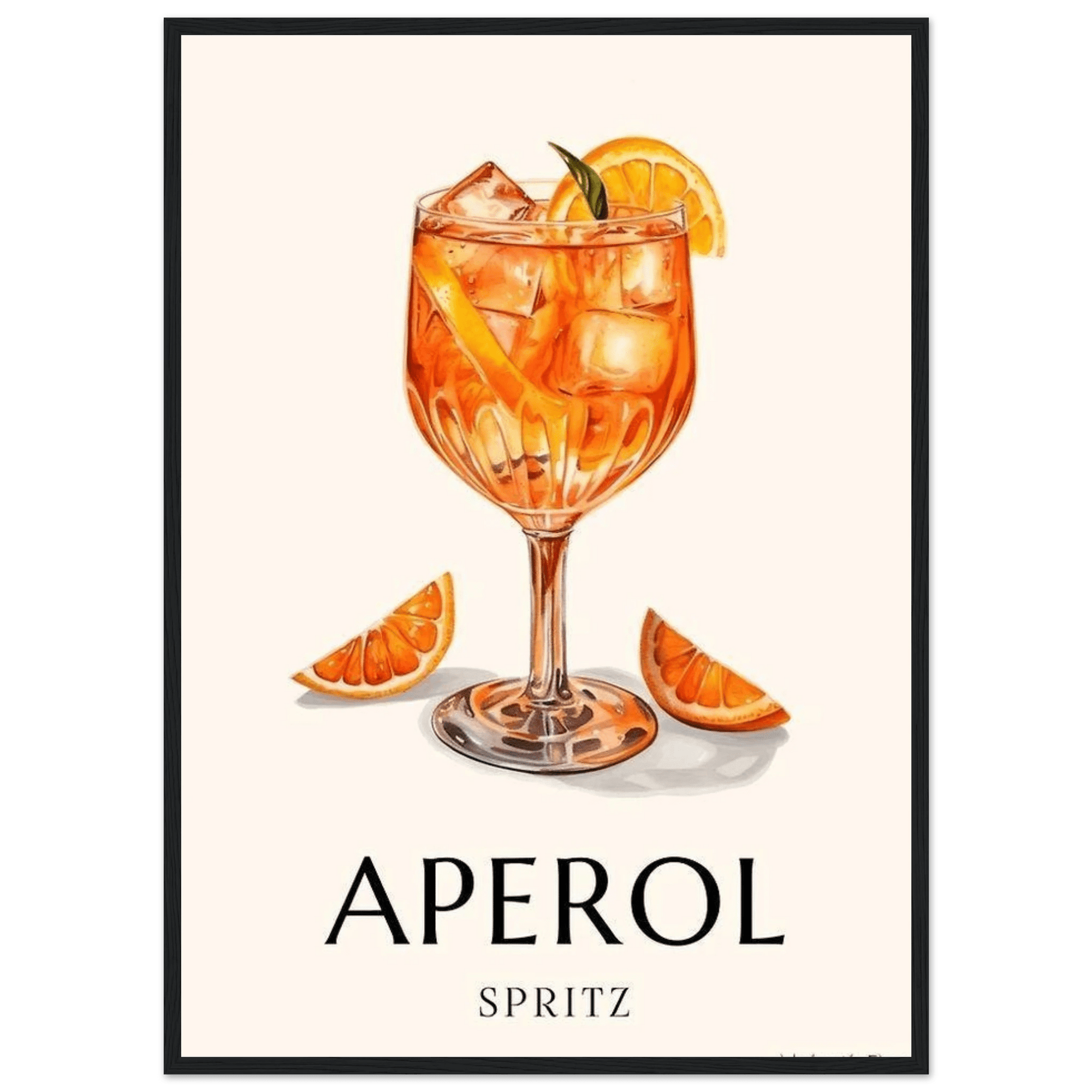 Aperol Spritz art frame Poster - SKANDINAVER