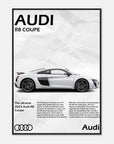 Audi R8 Coupe 2023 Motor car art - SKANDINAVER