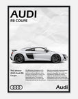 Audi R8 Coupe 2023 Motor car art - SKANDINAVER