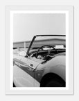 Vintage car cabriolet art frame