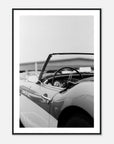 Vintage car cabriolet art frame
