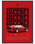 ferrari f40 legend iconic red supercar - SKANDINAVER