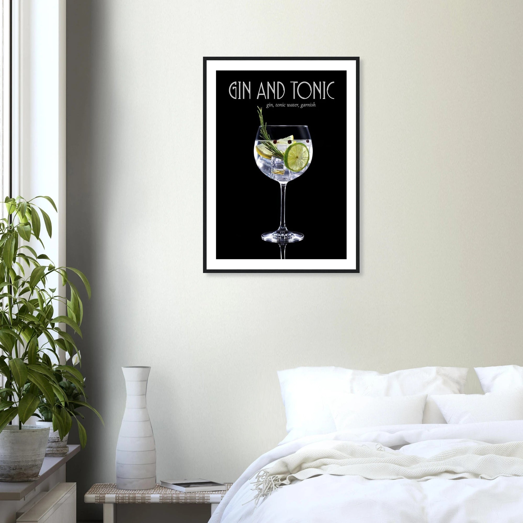 Gin &amp; Tonic art frame Poster for fashion - SKANDINAVER