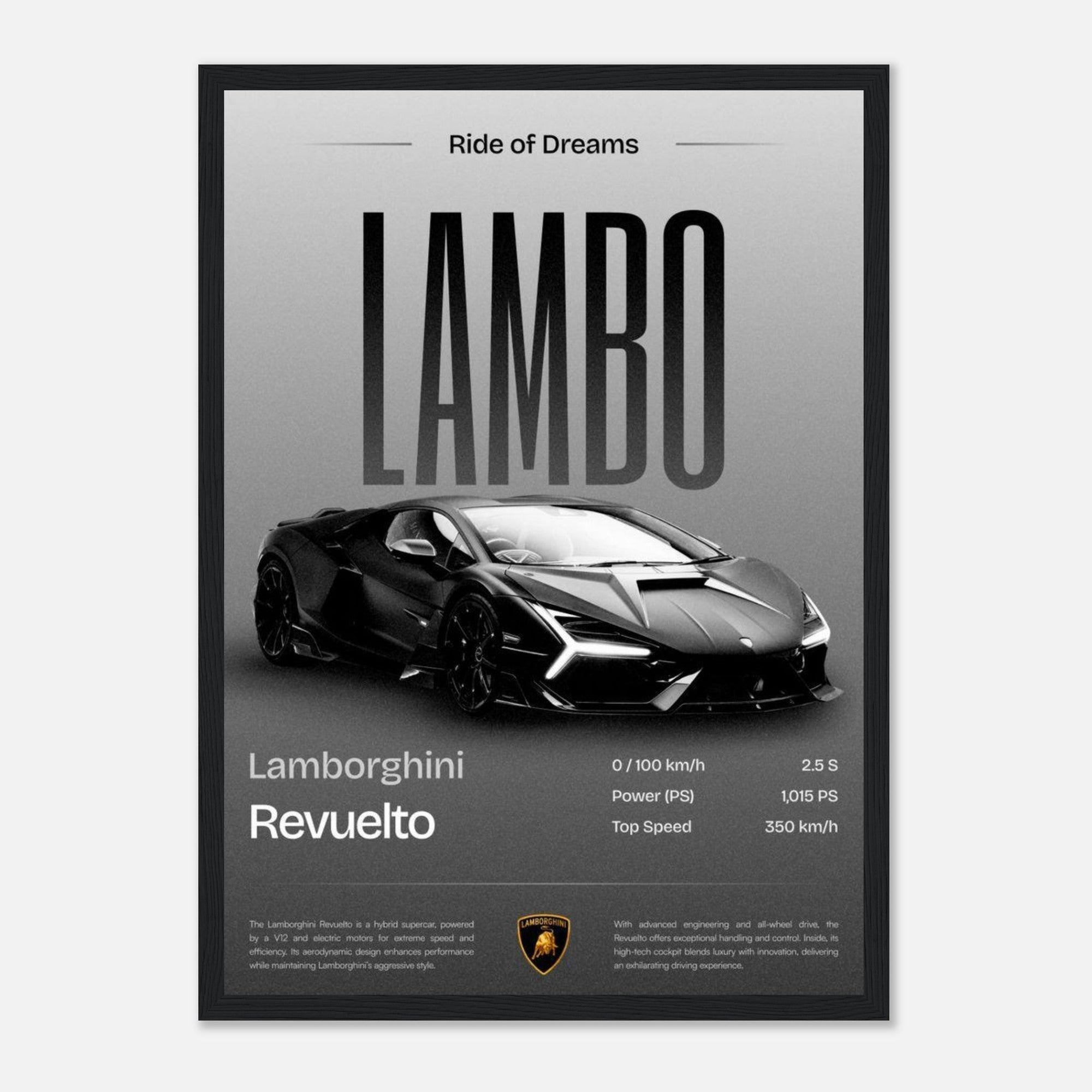 Lamborghini Revuelto art for fashion - SKANDINAVER