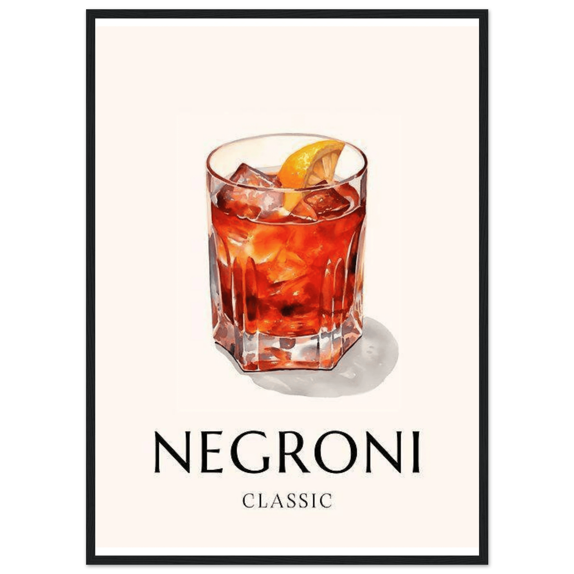 Negroni Klassisk art frame poster - SKANDINAVER