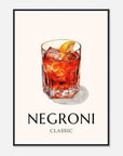 Negroni Klassisk art frame poster - SKANDINAVER