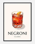 Negroni Klassisk art frame poster - SKANDINAVER