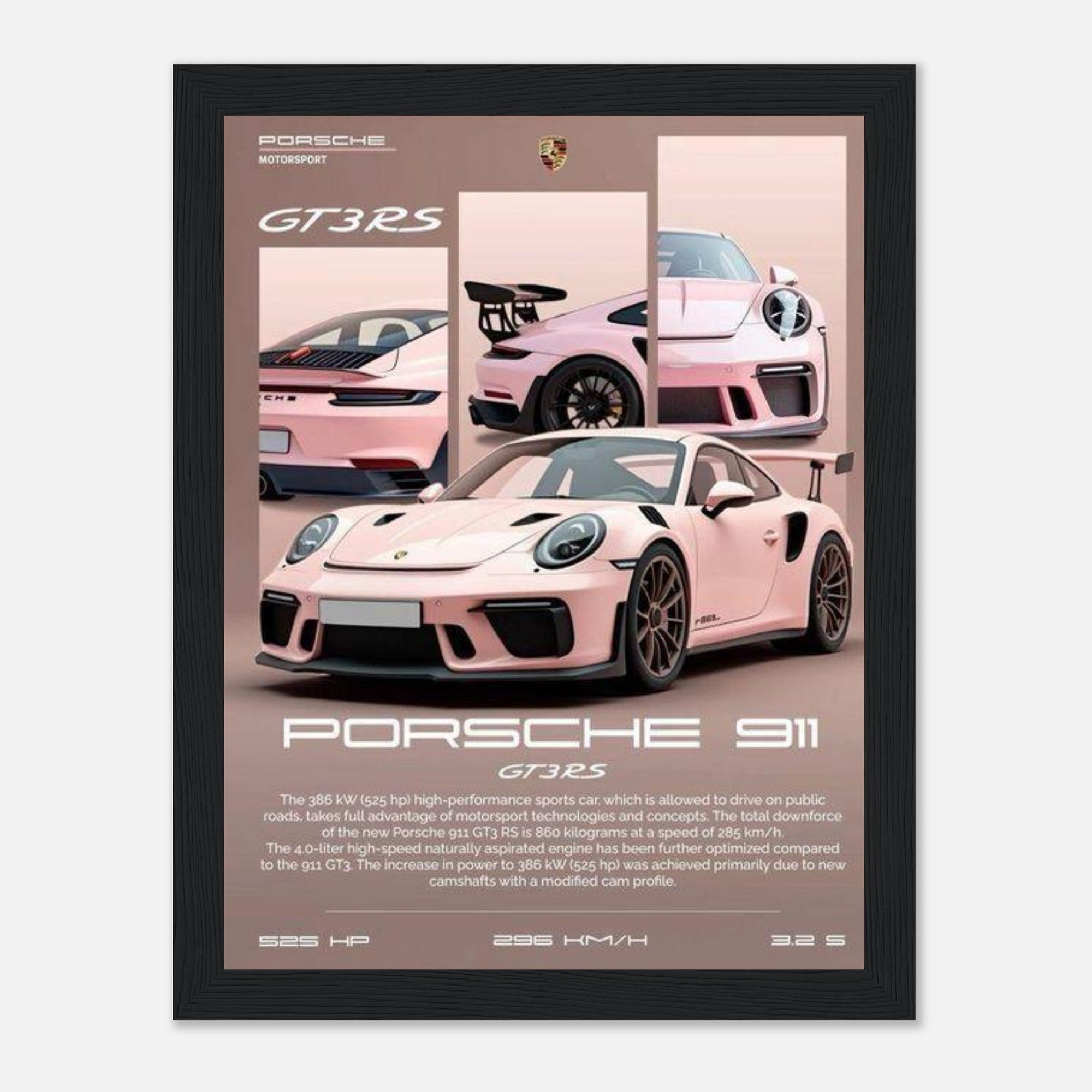 Porsche 911 GT3RS Millennial Pink - SKANDINAVER