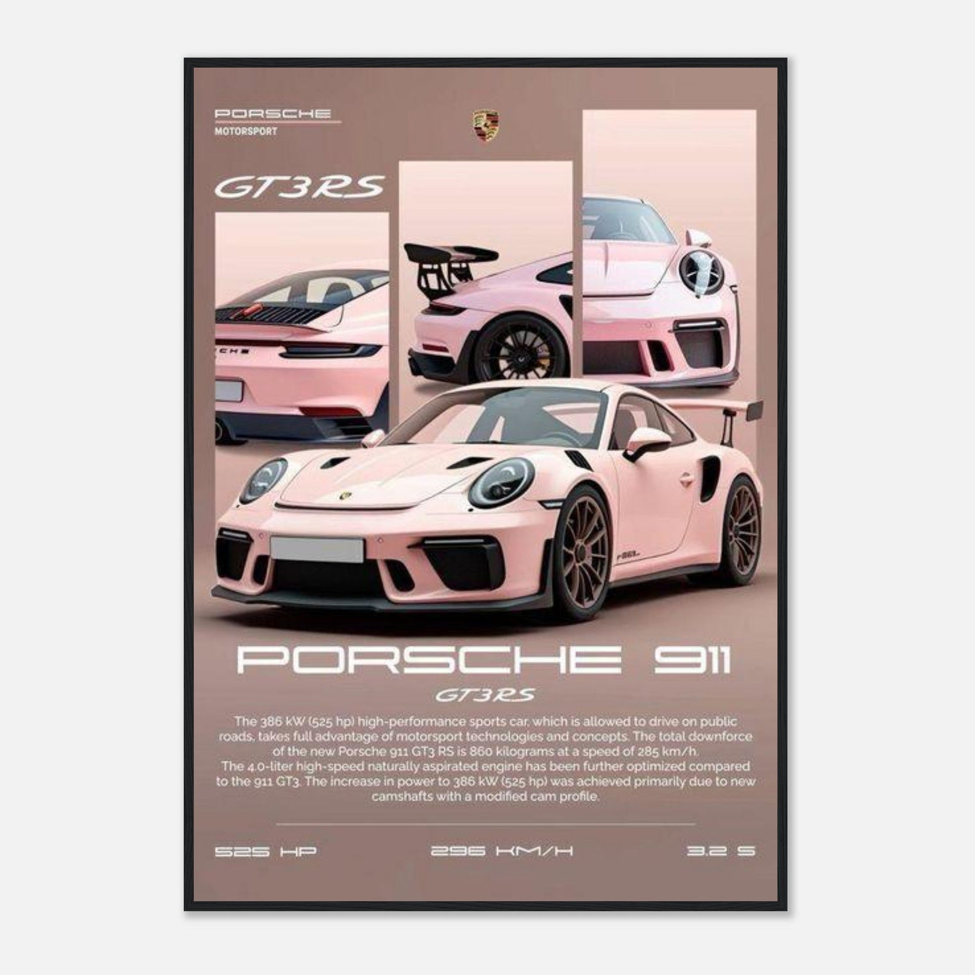 Porsche 911 GT3RS Millennial Pink - SKANDINAVER