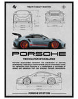 Porsche 911 GT3RS wall art for fashion - SKANDINAVER