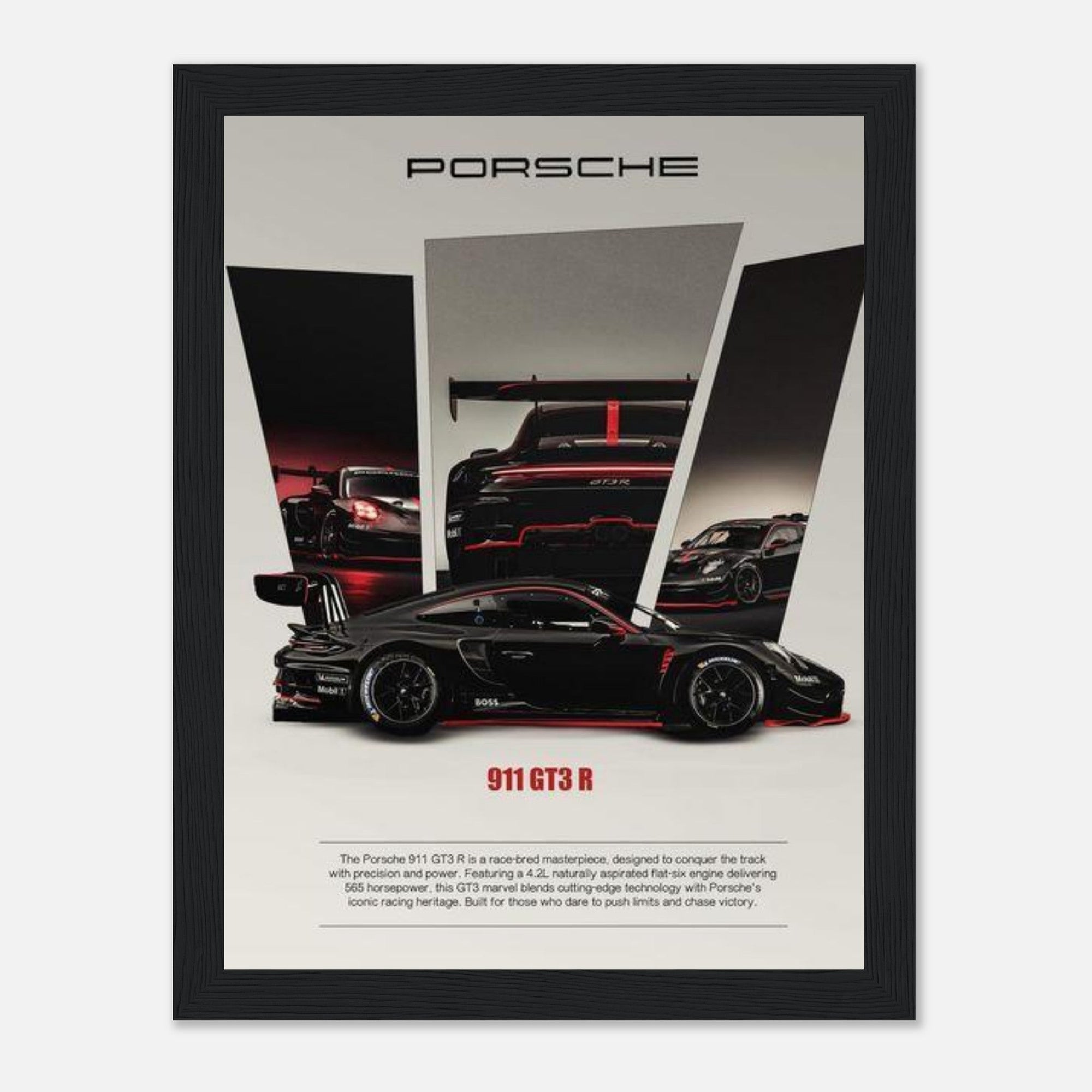 porsche 911 t3rs track redline framed art - SKANDINAVER