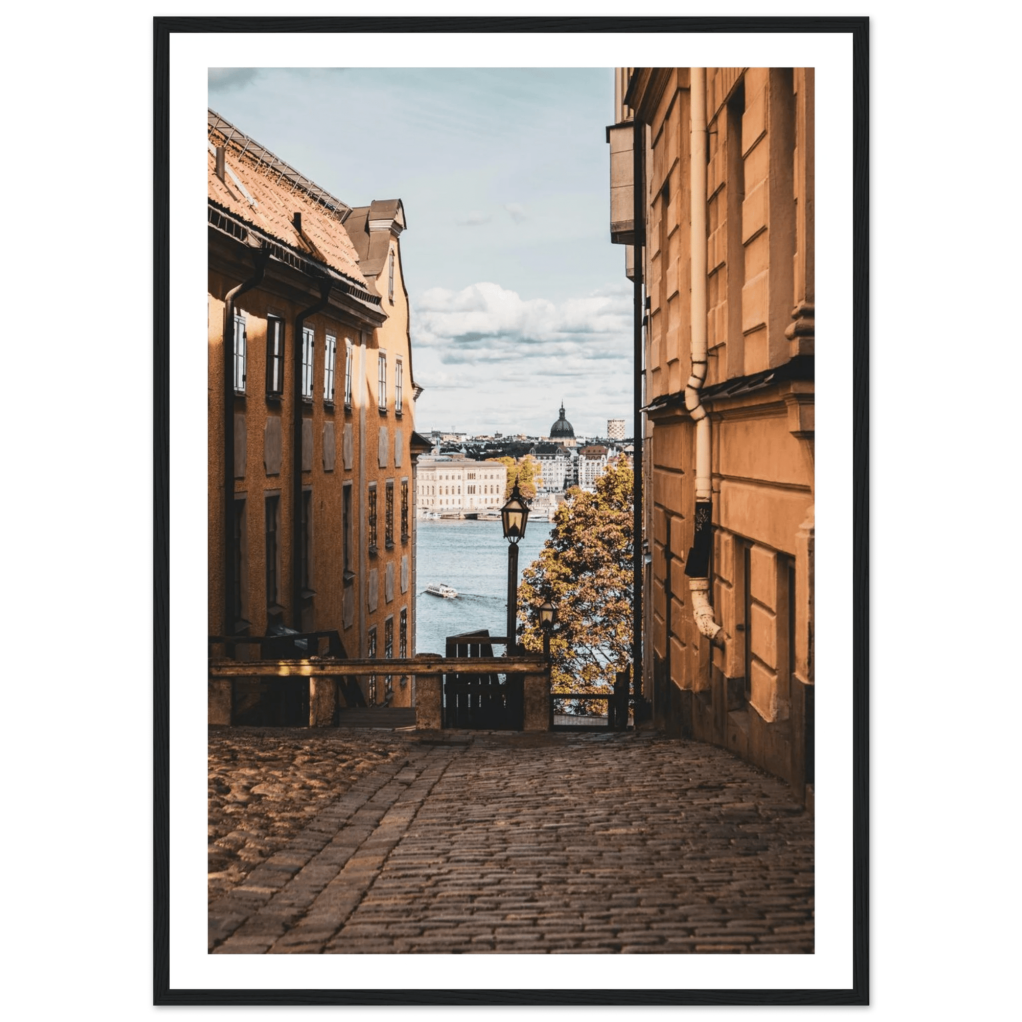 Stockholm Sommer art frame poster - SKANDINAVER