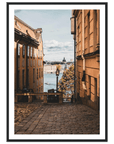 Stockholm Sommer art frame poster - SKANDINAVER