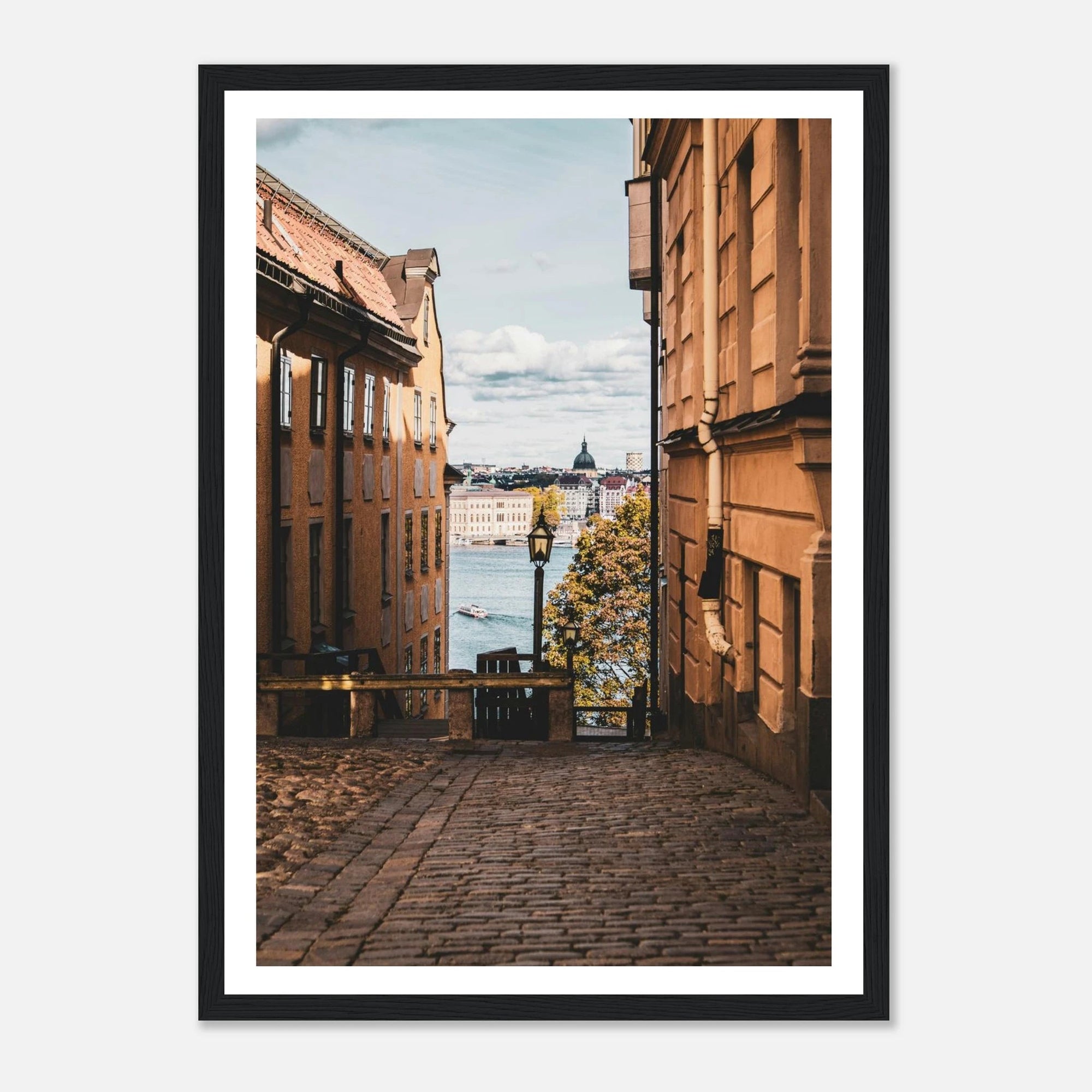 Stockholm Sommer art frame poster - SKANDINAVER