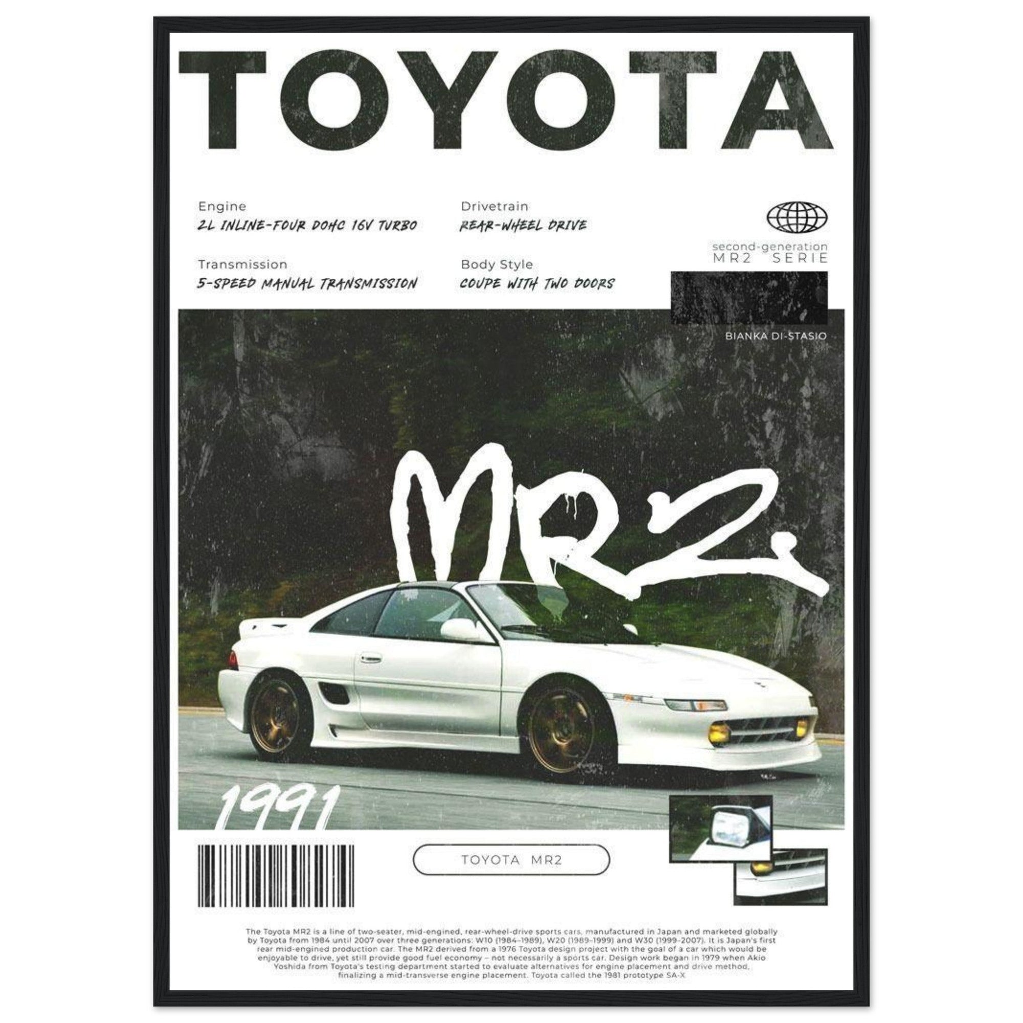 toyota mr2 991 iconic jdm sports car - SKANDINAVER