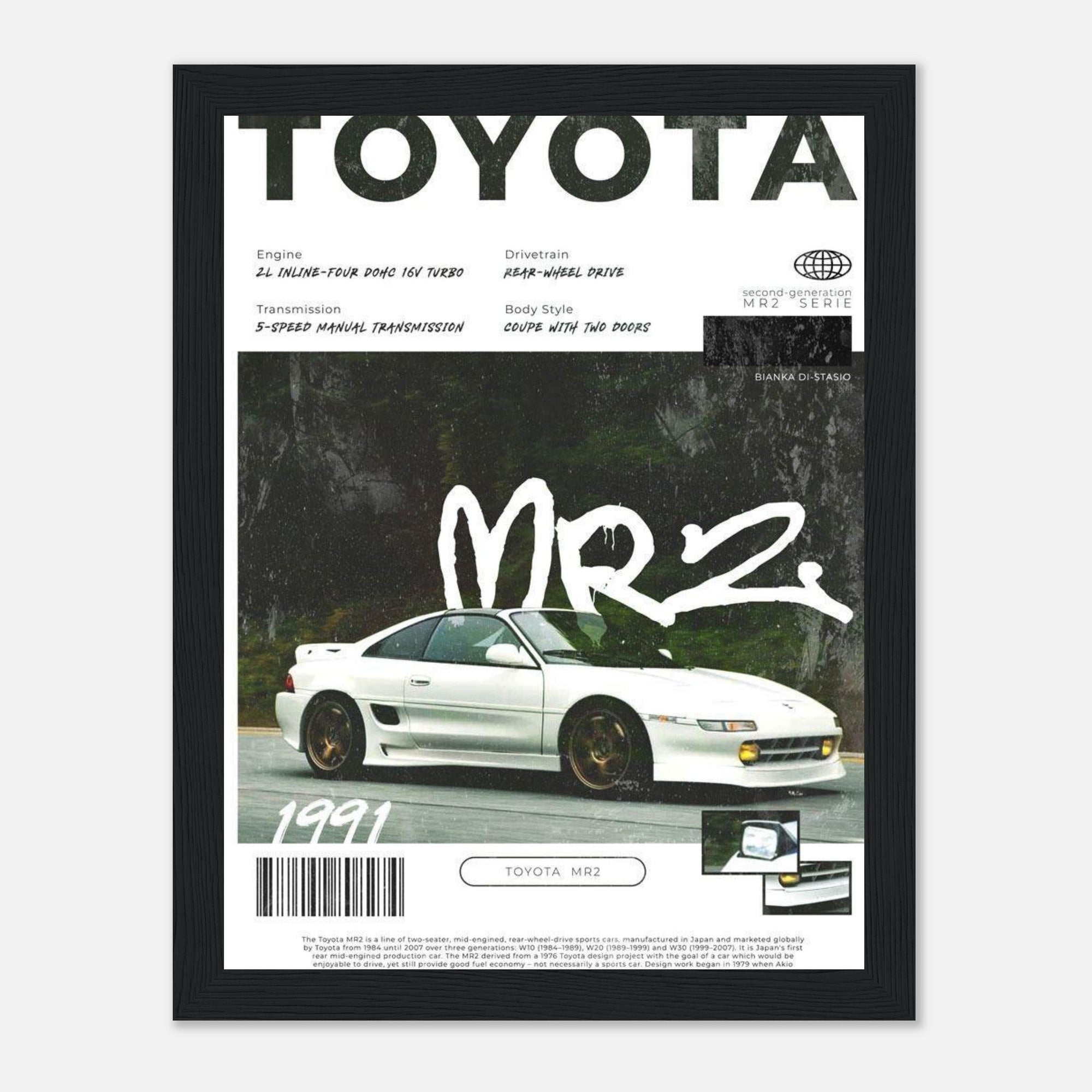 toyota mr2 991 iconic jdm sports car - SKANDINAVER