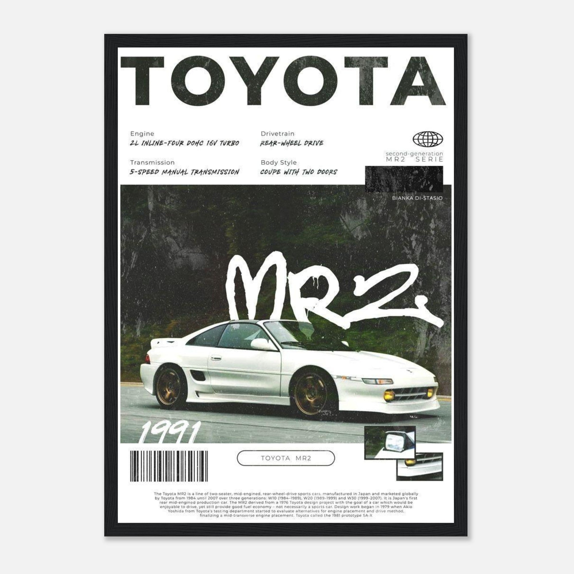 toyota mr2 991 iconic jdm sports car - SKANDINAVER