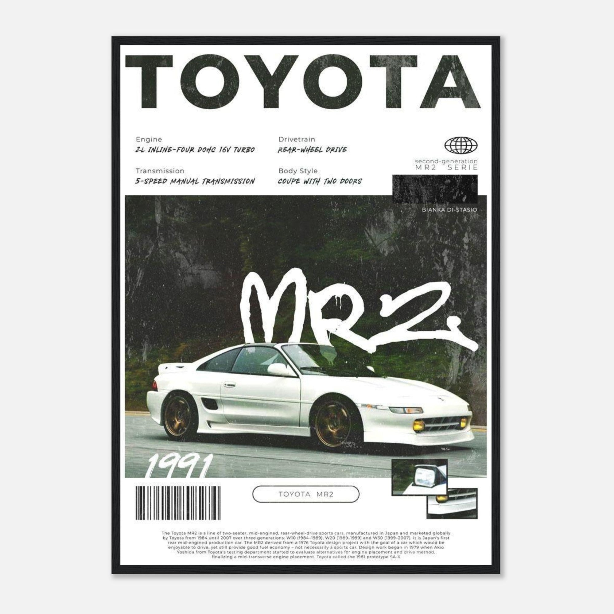 toyota mr2 991 iconic jdm sports car - SKANDINAVER