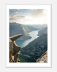 Trolltunga art frame for fashion - SKANDINAVER