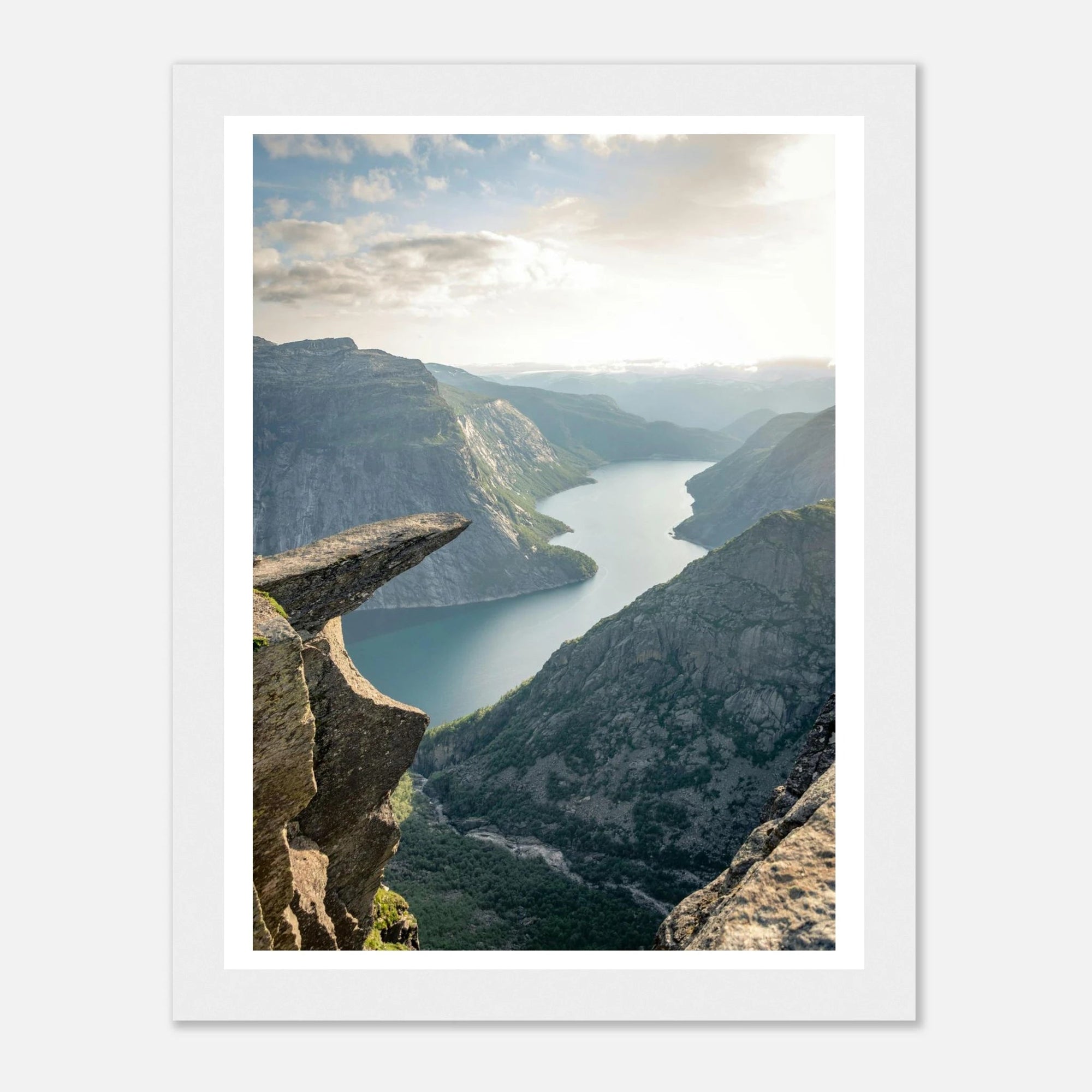 Trolltunga art frame for fashion - SKANDINAVER