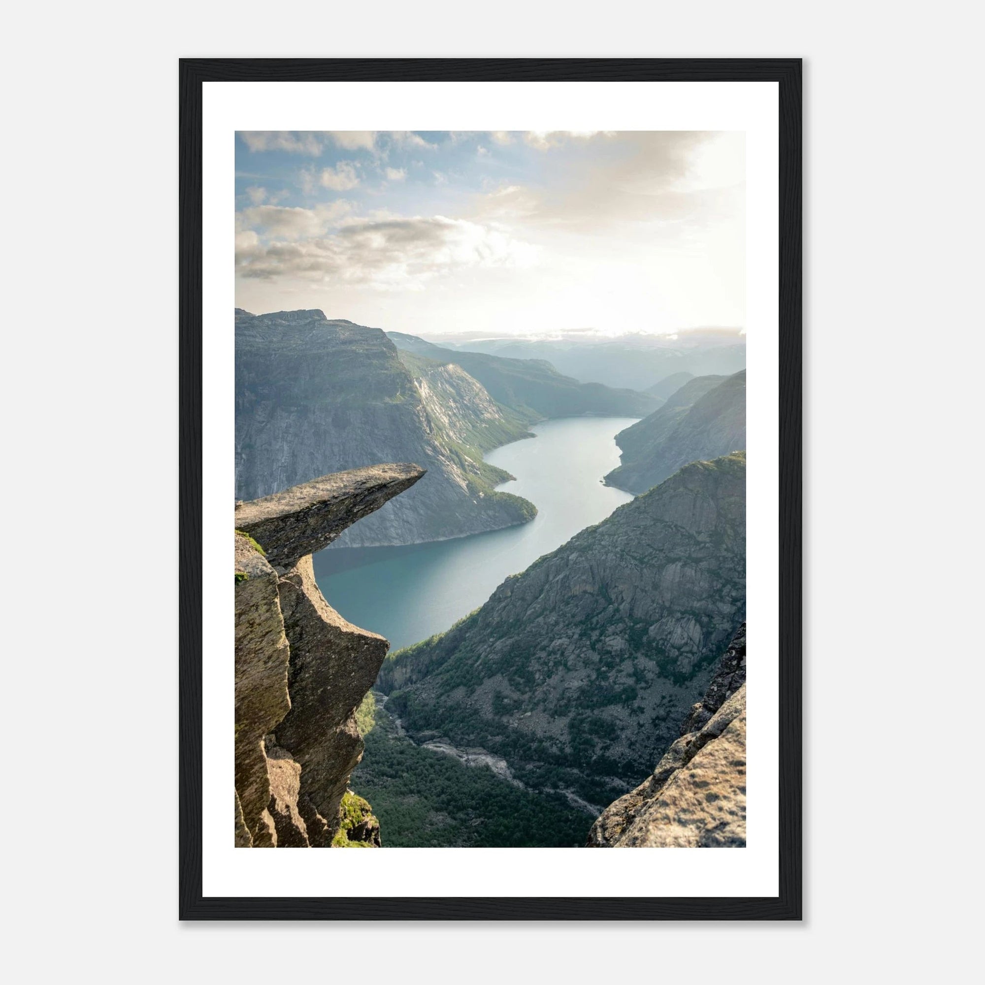 Trolltunga art frame for fashion - SKANDINAVER
