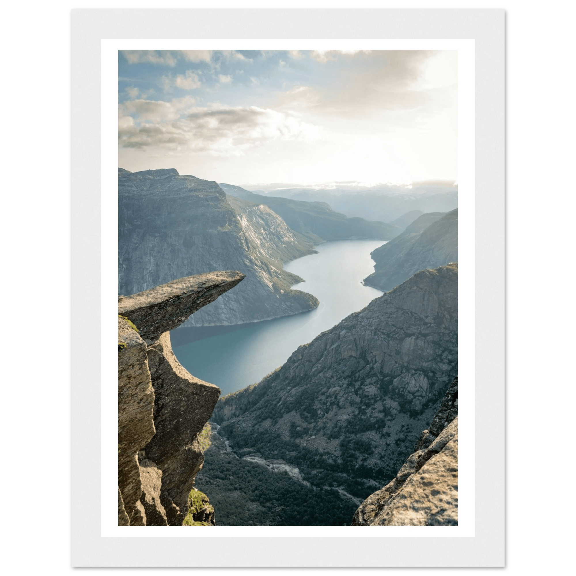 Trolltunga art frame for fashion - SKANDINAVER