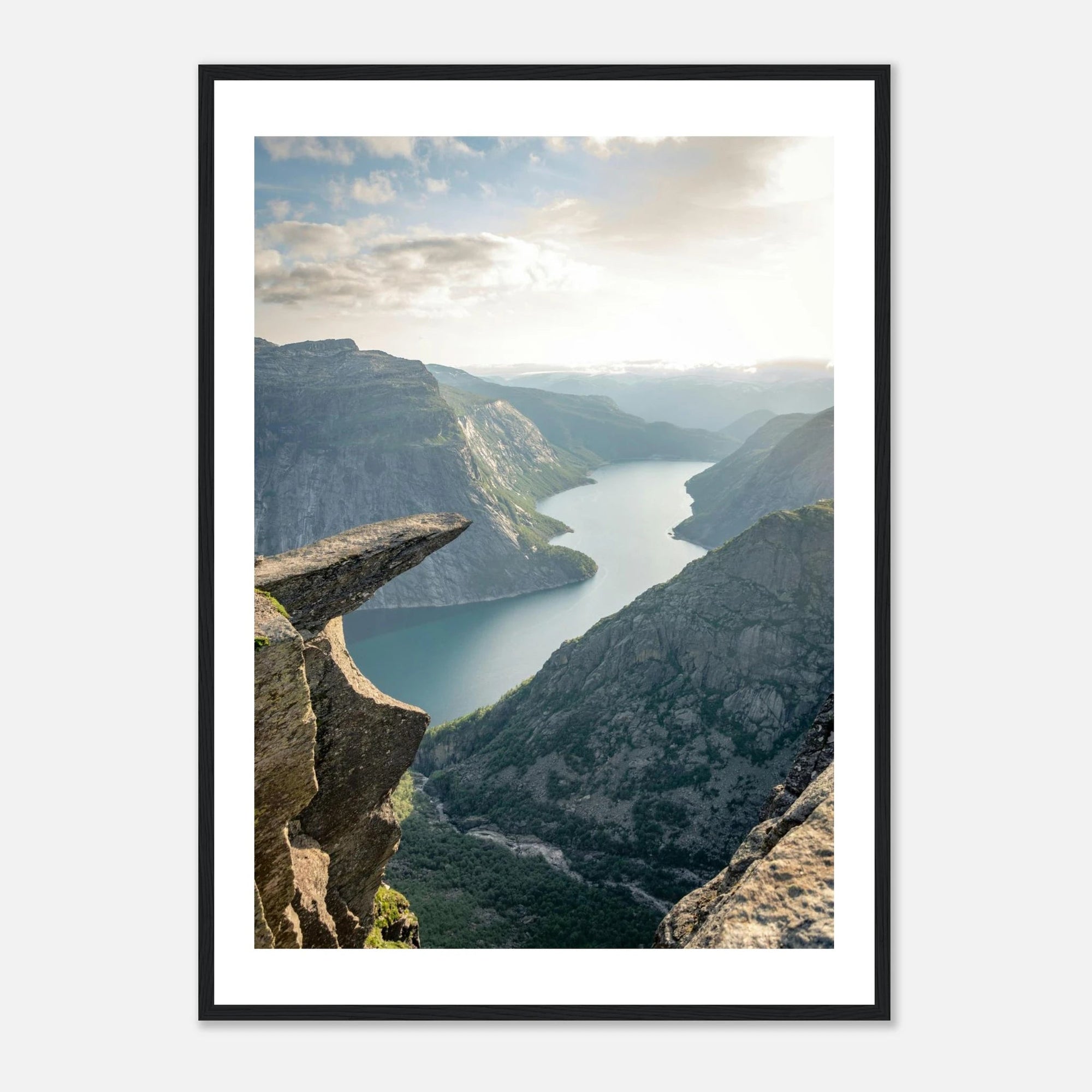 Trolltunga art frame for fashion - SKANDINAVER