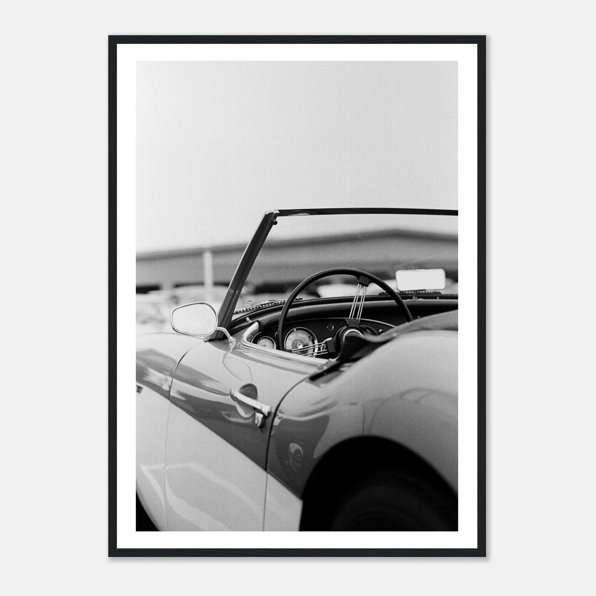 Vintage car cabriolet art frame - SKANDINAVER